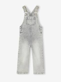 -Salopette fille large en denim 