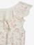 Combinaison pantalon fille à fleurs rose pâle - vertbaudet enfant 