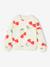 Sweat fille motifs fantaisie beige imprimé+blanc imprimé+rose+vanille - vertbaudet enfant 