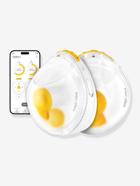 Elektrische dubbele borstkolf Magic InBra(TM) wit - vertbaudet enfant 