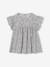 Blouse fille imprimée manches courtes à volants blanc imprimé+carreaux rouge - vertbaudet enfant 
