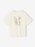 Set meisjes t-shirt en short ecru - vertbaudet enfant 