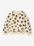 Sweat fille motifs fantaisie beige imprimé+blanc imprimé+rose+vanille - vertbaudet enfant 