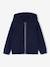 Sweat zippe fille à capuche marine+vieux rose - vertbaudet enfant 