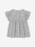 Blouse fille imprimée manches courtes à volants blanc imprimé+carreaux rouge - vertbaudet enfant 