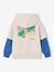 Sweat garçon double manche écru - vertbaudet enfant 