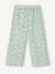 Pantalon large fille en broderie anglaise vert sauge - vertbaudet enfant 