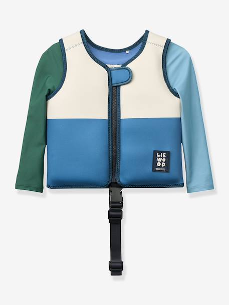 Gilet de flottaison Dove manches longues bleu+rose - vertbaudet enfant 