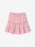 Jupe short fille en jersey écru+rose pâle - vertbaudet enfant 