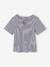 T shirt fille noeud fantaisie jaune+rayé bleu - vertbaudet enfant 