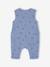 Combinaison en gaze de coton naissance bleu+écru+vert sauge - vertbaudet enfant 
