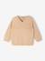 Brassière naissance fille en tricot beige+bleu jean+ECRU - vertbaudet enfant 