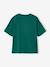 T-shirt voor jongens met print Engels groen+rood - vertbaudet enfant 