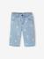 Jean large bébé fille petits coeurs brodés denim gris+double stone+stone - vertbaudet enfant 
