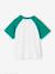 T-shirt voor jongens met raglanmouwen groen - vertbaudet enfant 