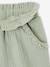 Short fille taille en gaze de coton beige+bleu pâle+rose+vert sauge - vertbaudet enfant 