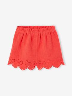 -Short bébé fille en gaze de coton