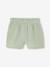 Short fille taille en gaze de coton beige+bleu pâle+rose+vert sauge - vertbaudet enfant 