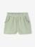 Short fille taille en gaze de coton beige+bleu pâle+rose+vert sauge - vertbaudet enfant 