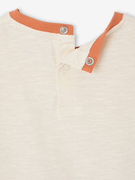 T-shirt bébé garçon manches longues écru - vertbaudet enfant 
