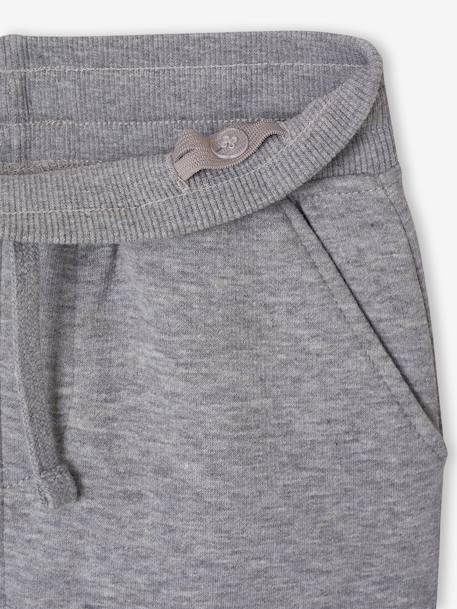 Jogging garçon maxi inscription sport anthracite+gris chiné+noisette - vertbaudet enfant 