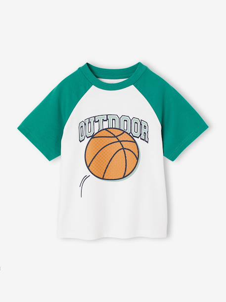 Garçon-T-shirt garçon manches raglan