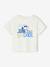 Ensemble bébé t-shirt et short Snoopy rayé bleu - vertbaudet enfant 