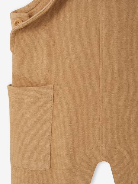 Salopet baby van velours taupe - vertbaudet enfant 
