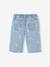 Jean large bébé fille petits coeurs brodés denim gris+double stone+stone - vertbaudet enfant 