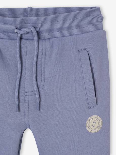 Joggingbroek van molton jongens dennen+donker leisteenblauw+gechineerd grijs+gemêleerd zwart+grijs+marineblauw, gechineerd+middenblauw+oker+zwart - vertbaudet enfant 