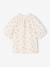 Blouse fille en gaze de coton écru+vanille+vert sauge - vertbaudet enfant 