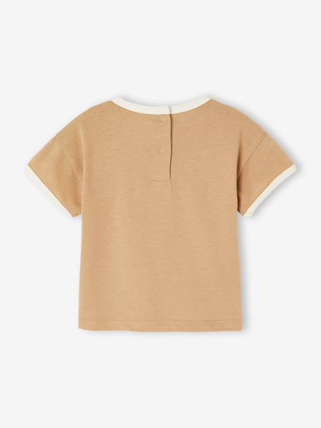 T-shirt bébé garçon en coton bio noix de pécan - vertbaudet enfant 