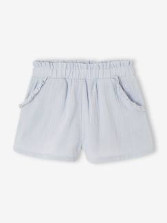 -Short voor meisjes van katoengaas