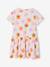 Robe imprimée fille manches courtes beige imprimé+multicolore+vert de gris+vert imprimé - vertbaudet enfant 