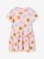 Meisjesjurk met print beige, bedrukt+groen, bedrukt+groengrijs+meerkleurig - vertbaudet enfant 