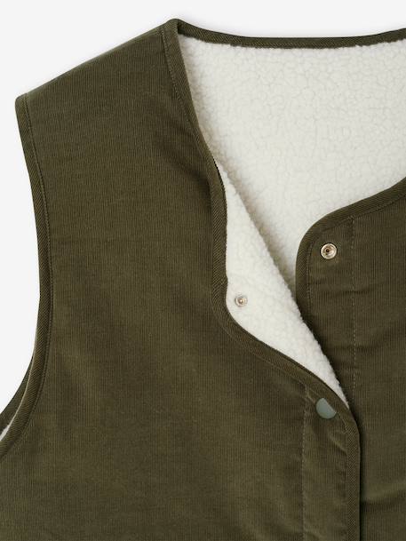 Gilet femme sans manches réversible capsule famille écru - vertbaudet enfant 