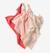 Lot 3 langes en gaze de coton MON COEUR rose imprimé - vertbaudet enfant 