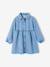 Robe fille en denim double stone - vertbaudet enfant 