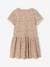 Meisjesjurk met print beige, bedrukt+groen, bedrukt+groengrijs+meerkleurig - vertbaudet enfant 