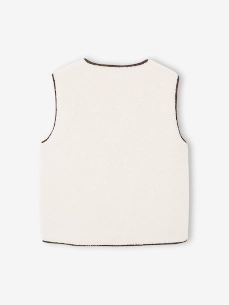 Gilet femme sans manches réversible capsule famille écru - vertbaudet enfant 
