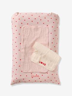 -Matelas à langer + 2 tapis de change personnalisable MON COEUR
