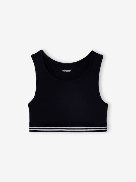 Set voor meisjes, hemdje en beha's sport antraciet - vertbaudet enfant 