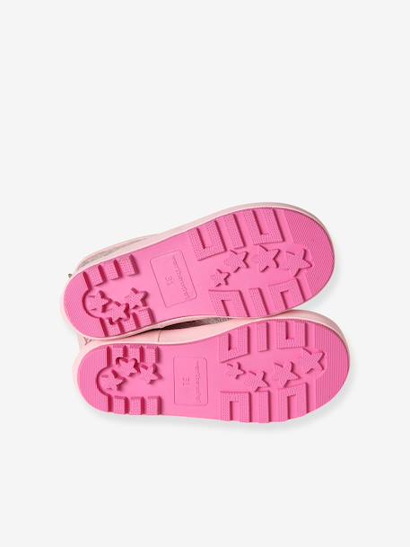 Bottes de pluie caoutchouc imprimé enfant collection maternelle bleu imprimé+lot rose - vertbaudet enfant 