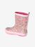 Bottes de pluie caoutchouc imprimé enfant collection maternelle bleu imprimé+lot rose - vertbaudet enfant 
