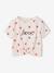 T-shirt fille détail noeud fantaisie écru+rayé bleu+rouge - vertbaudet enfant 