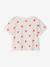T-shirt fille détail noeud fantaisie écru+rayé bleu+rouge - vertbaudet enfant 