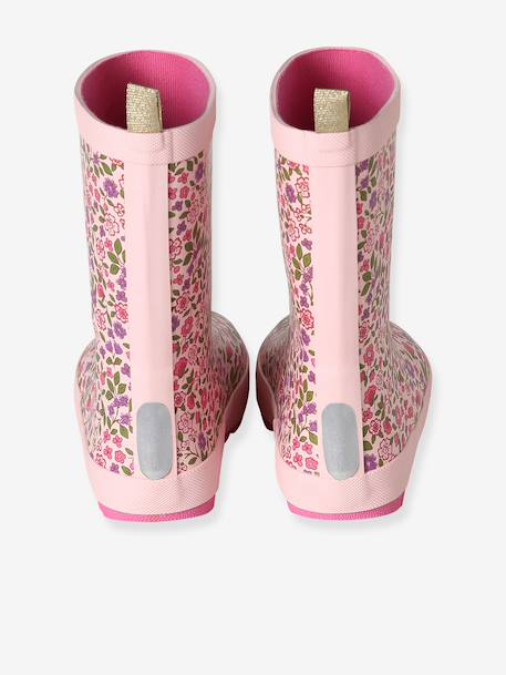 Bottes de pluie caoutchouc imprimé enfant collection maternelle bleu imprimé+lot rose - vertbaudet enfant 