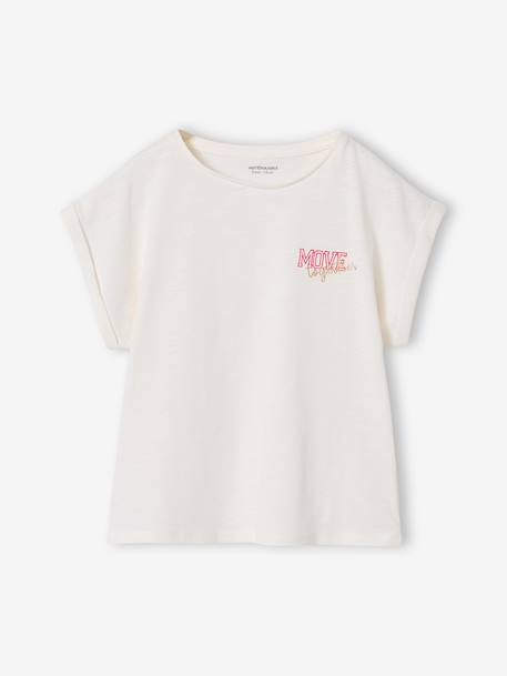 Fille-T-shirt, sous-pull-T-shirt fille sport 