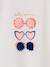 Tee-shirt motif fantaisie fille abricot+bleu grisé+écru - vertbaudet enfant 