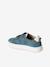 Baskets enfant cuir scratchs bleu jean+lot bleu+lot vert+marine - vertbaudet enfant 